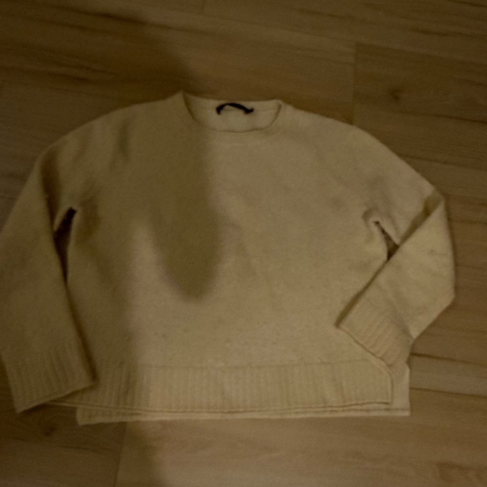 Jenni Kayne Soft Cream Crew Neck Sweater